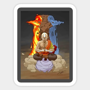 the last airbender Sticker